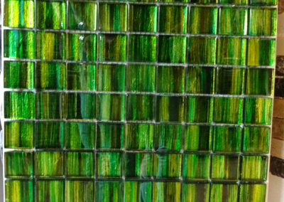 Mosaik Glas grün